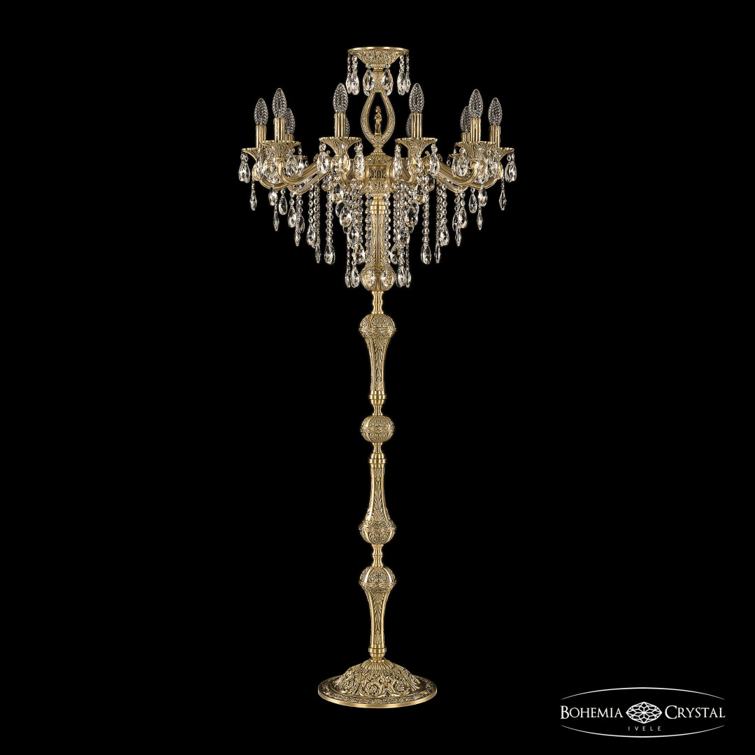 Торшер бронзовый с хрусталём 72402T/10/210 B FP FH1S