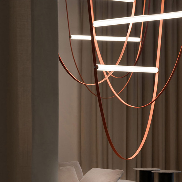 Подвесной светильник NUTTA pink L 280 3000К by ImperiumLoft