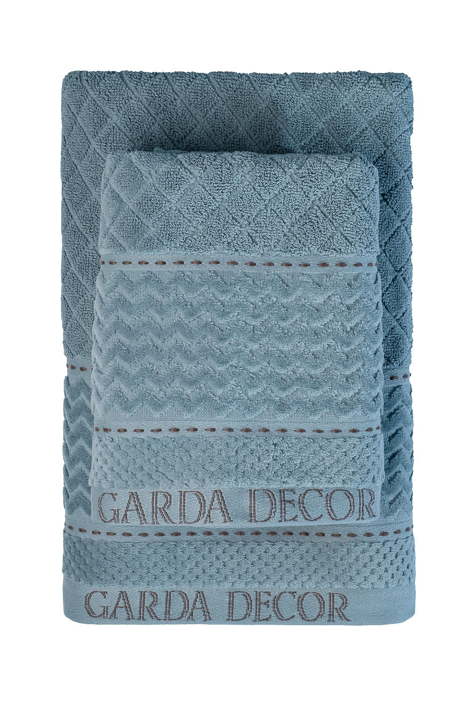 Полотенце "Наполи" 50*90 голубое Garda Decor 119VAL-ARG5090-POL GOL