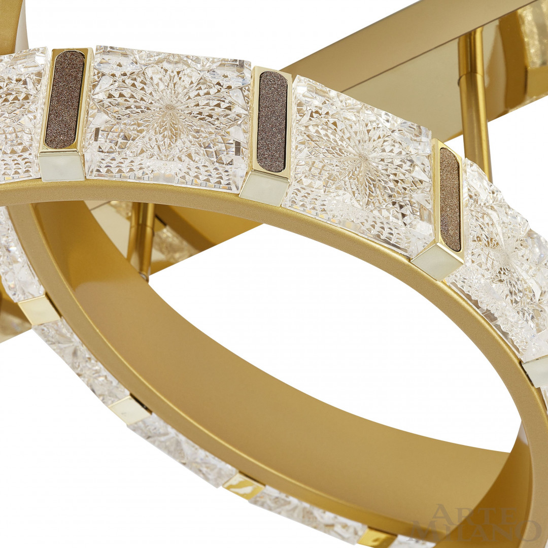 Светодиодный светильник с пультом 310183/D600-D400 GD Arte Milano