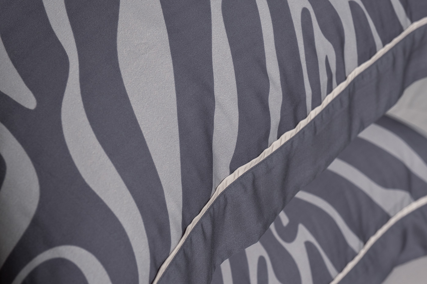 Комплект из 2х наволочек Саванна с принтом 50х70см серый Garda Decor 144HF-41008