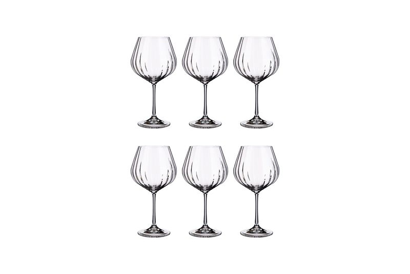 Набор из 6ти бокалов для вина "Waterfall" 570 мл Garda Decor 674-793