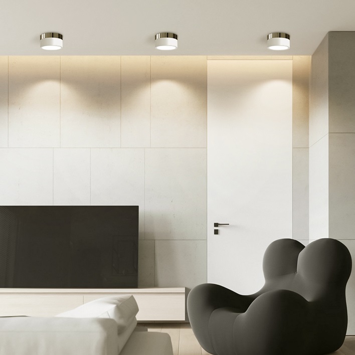 Точечный светильник FOG BRILL D14,5 Black 4000К 20W by ImperiumLoft