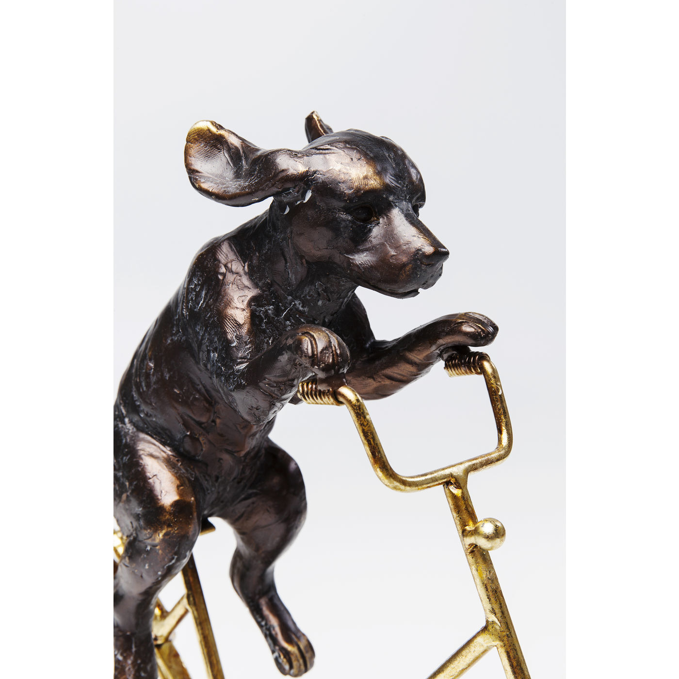 Статуэтка Dog With Bicycle 63921 KARE