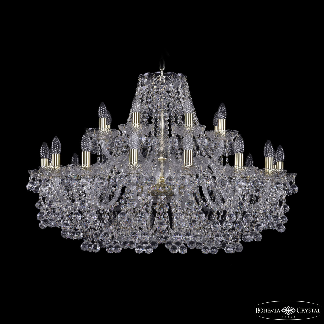 Люстра хрустальная 1409/16+8/360 G