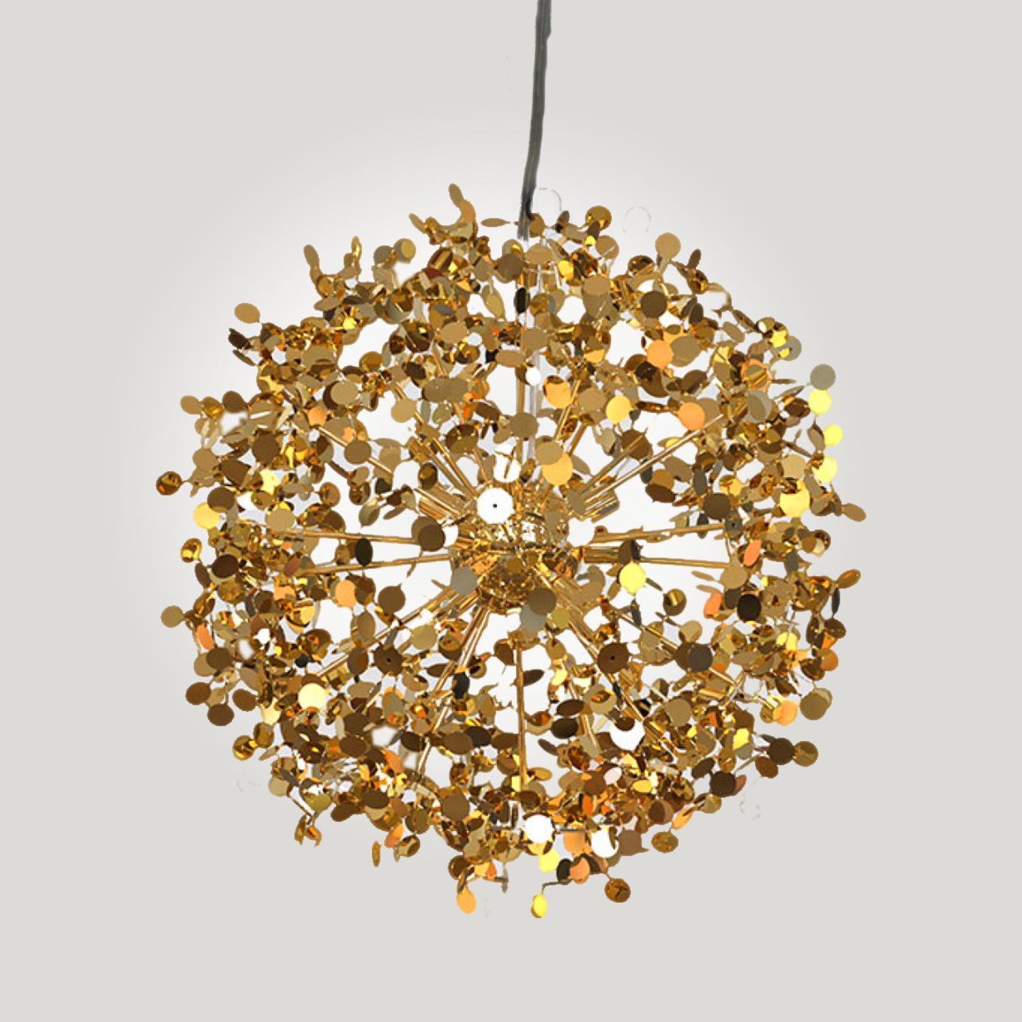 Люстра Tezani Argent Suspension Pendant lamp 85 gold D80 by ImperiumLoft