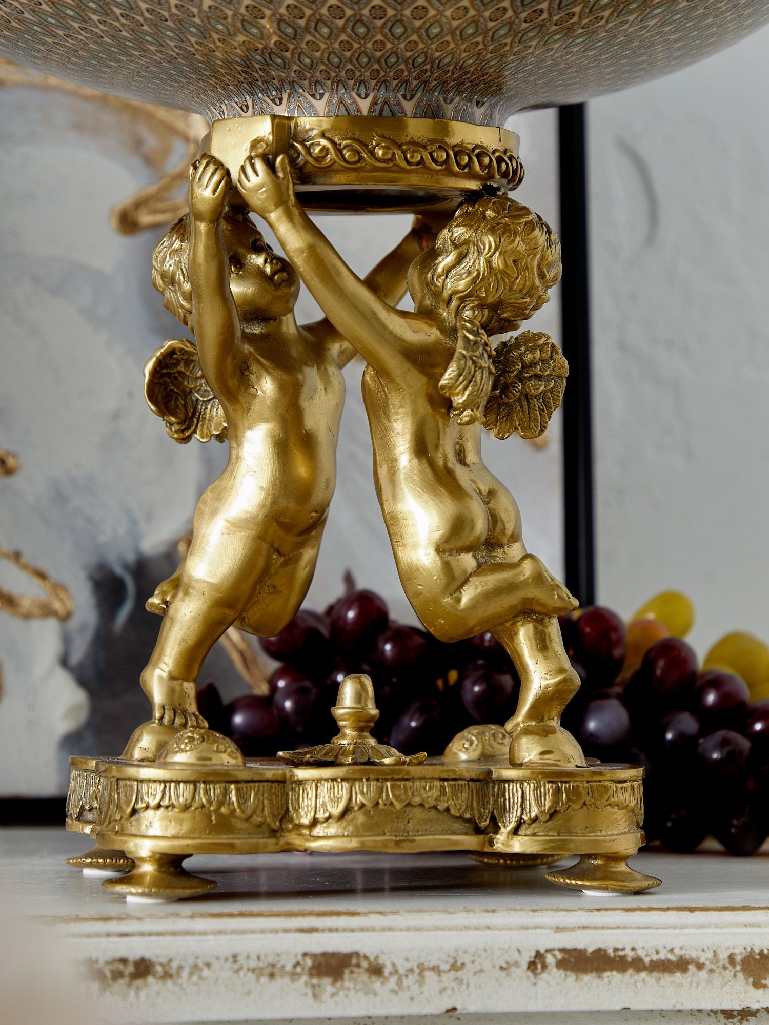 Чаша на ангелах Glasar 31G0530/C352FC/X3497E