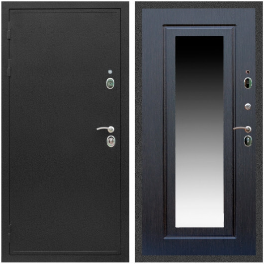 Дверь входная Graf Престиж Черный крокодил / МДФ 16 мм ФЛЗ-120 Венге