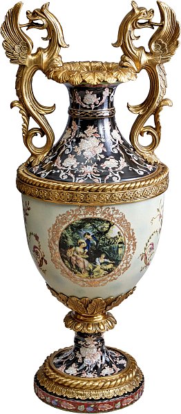 Ваза с ручками Glasar A483EC/HBK2108