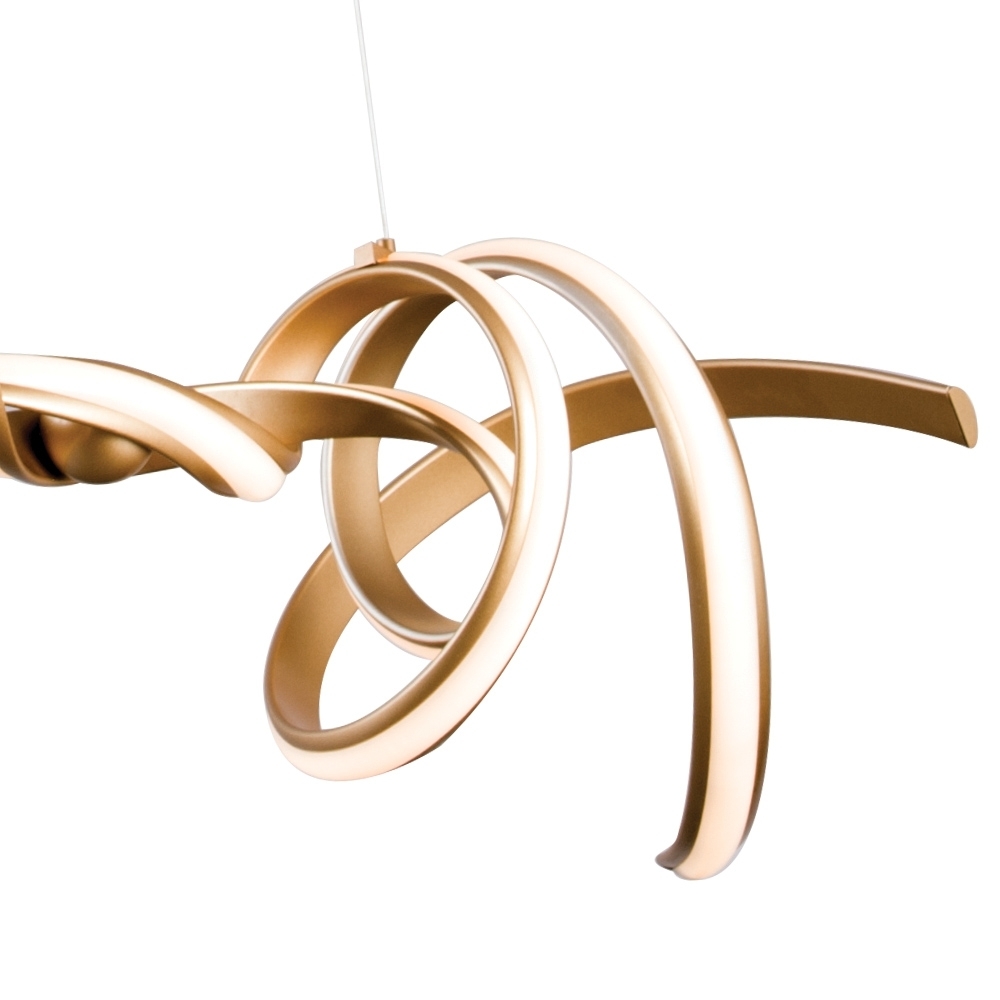 Подвесной светильник Delight Collection Fluire 2C gold