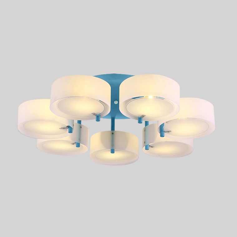 Потолочная люстра HEDDA D86 Blue by ImperiumLoft