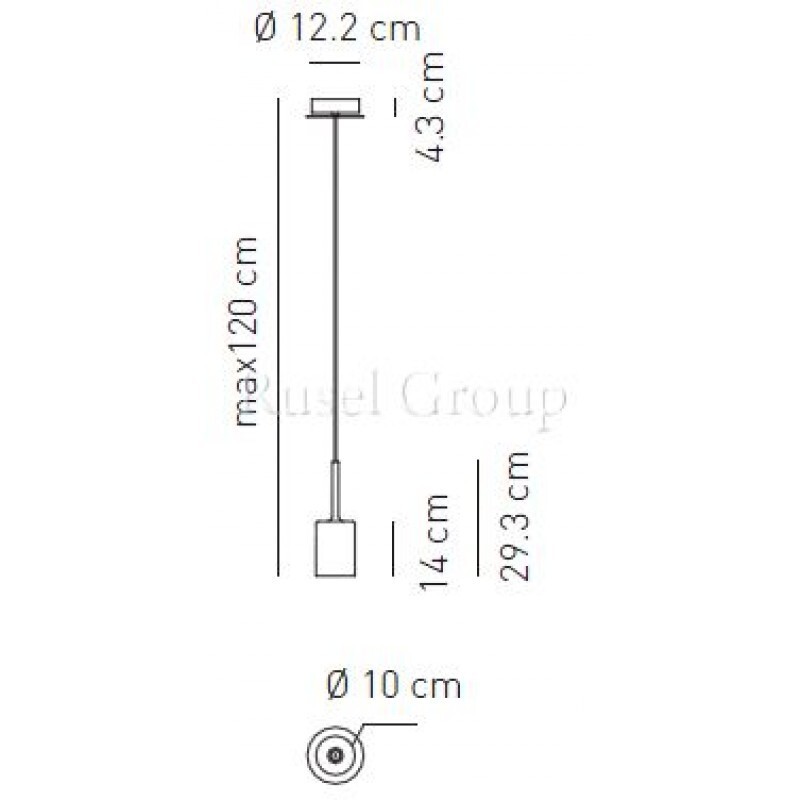 Подвесной светильник Axo Light SPILLRAY SP M