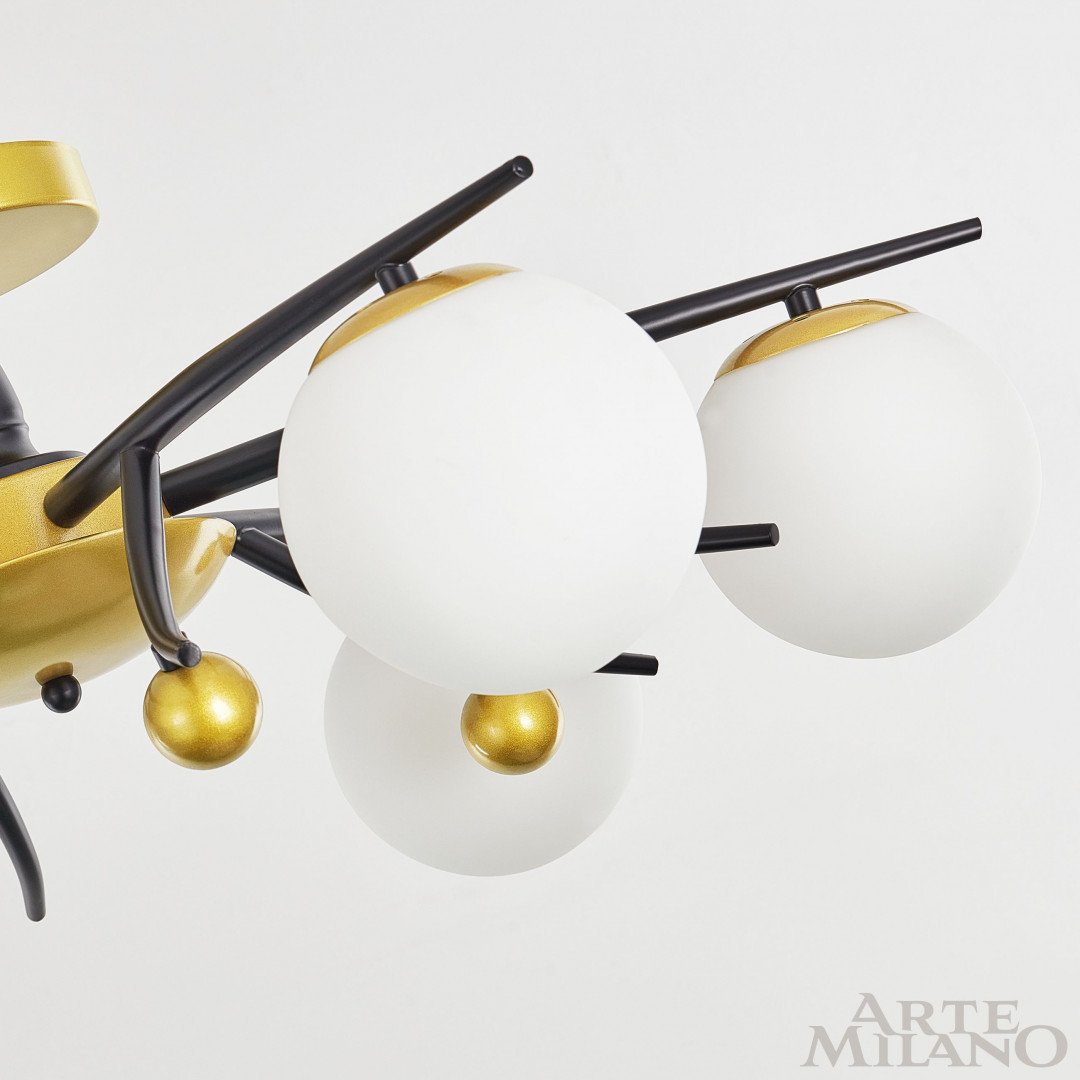 Люстра 273408/6 BK/GD Arte Milano