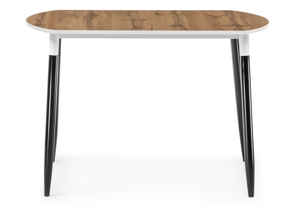 Стол деревянный Woodville Гуанг дуб вотан / черный 459651