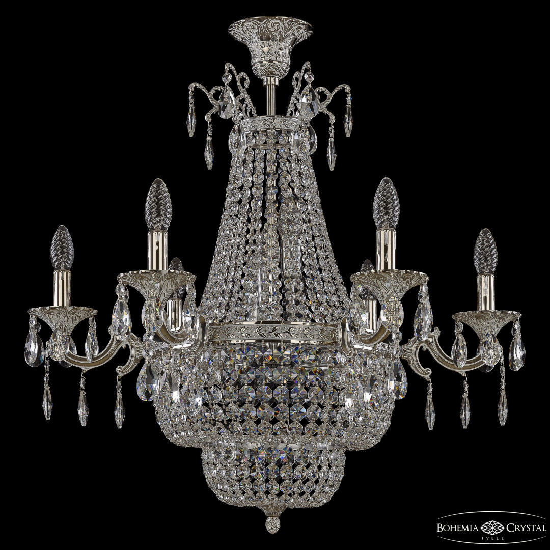 Люстра груша хрустальная 2210H210/6/70IV/Y1 NW Bohemia Ivele Crystal
