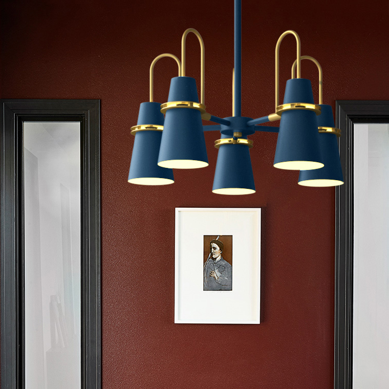 Люстра на штанге REINAR A D64 Blue by ImperiumLoft