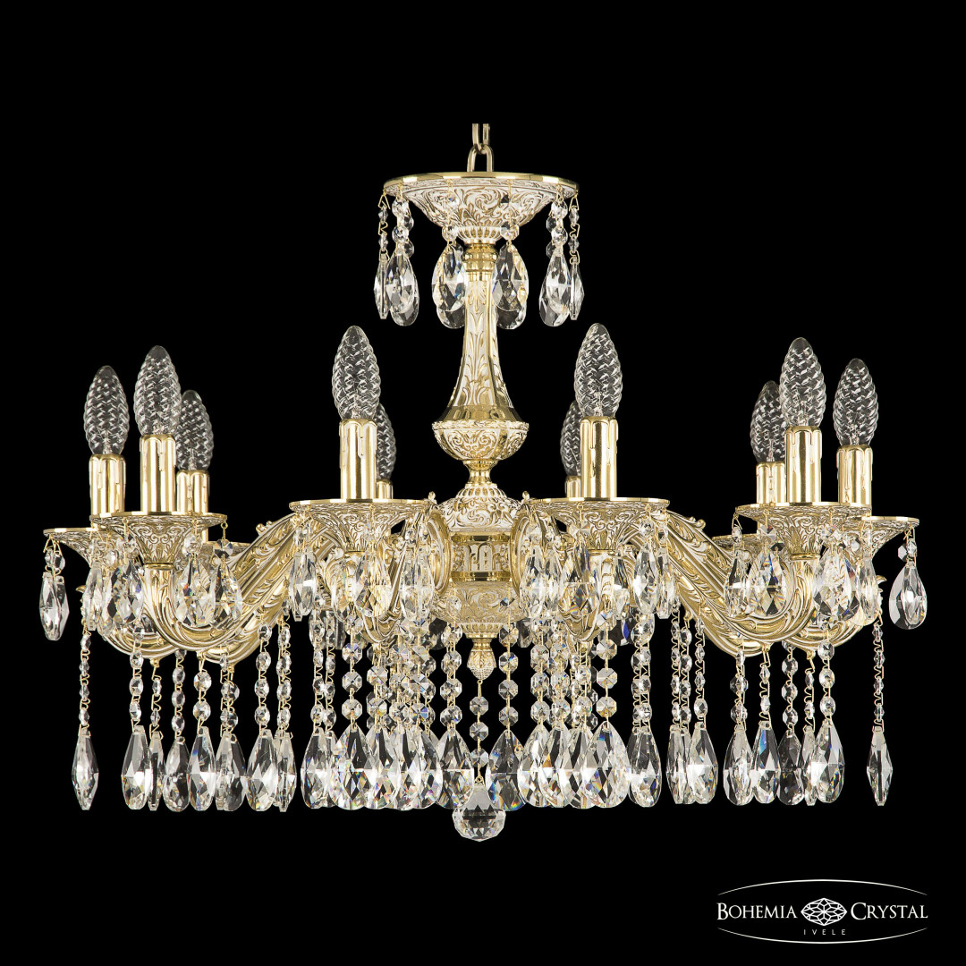 Люстра бронзовая с хрусталём 71102/10/210 A GW