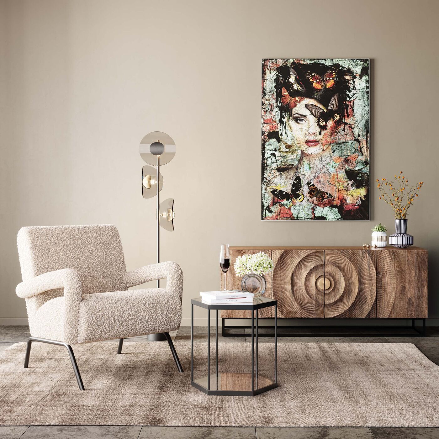 Столик приставной KARE Honeycomb 85606