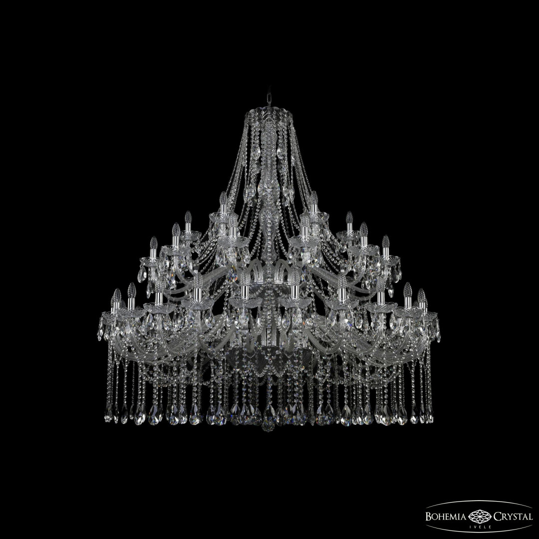 Люстра хрустальная 1413/24+12+6/530/2d Ni