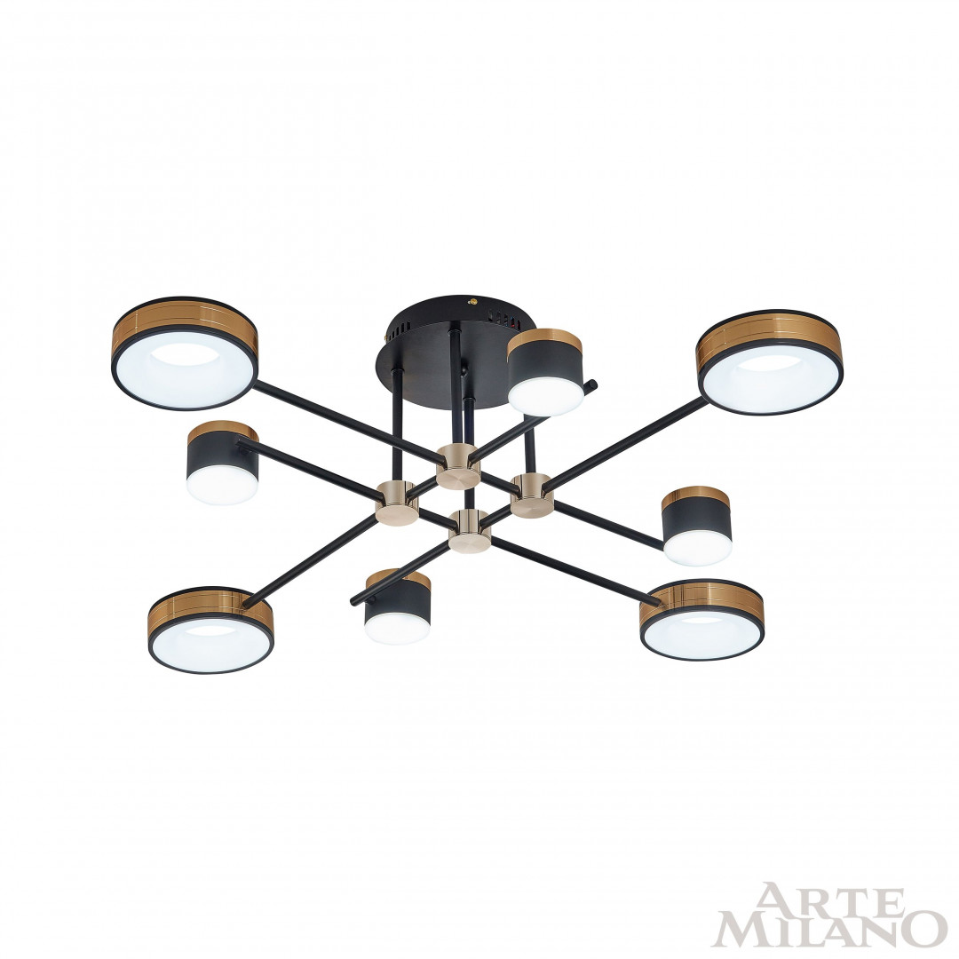 Светильник светодиодный 272040/8 BK/GD Arte Milano
