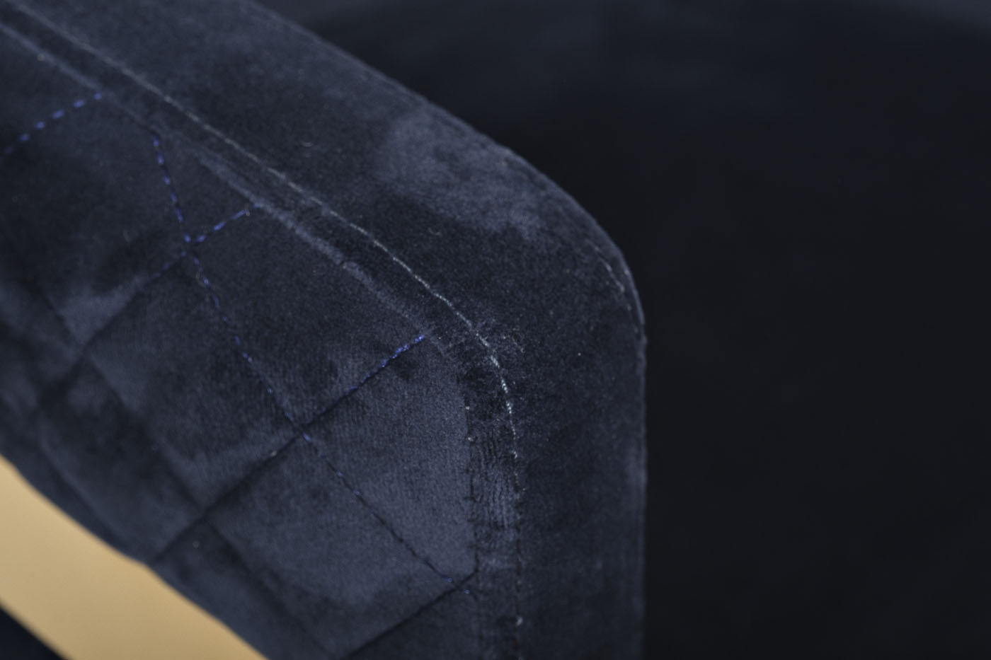 Стул велюровый синий/золото Garda Decor GY-AC8200GOLD-B