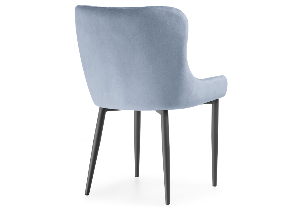 Стул Woodville Teo light blue / black 15021