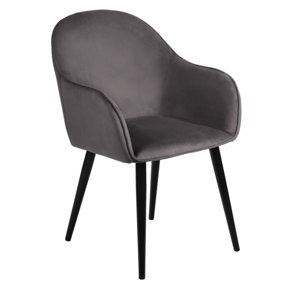Стул Frida тёмно-серый велюр Bradex Home RF 0379