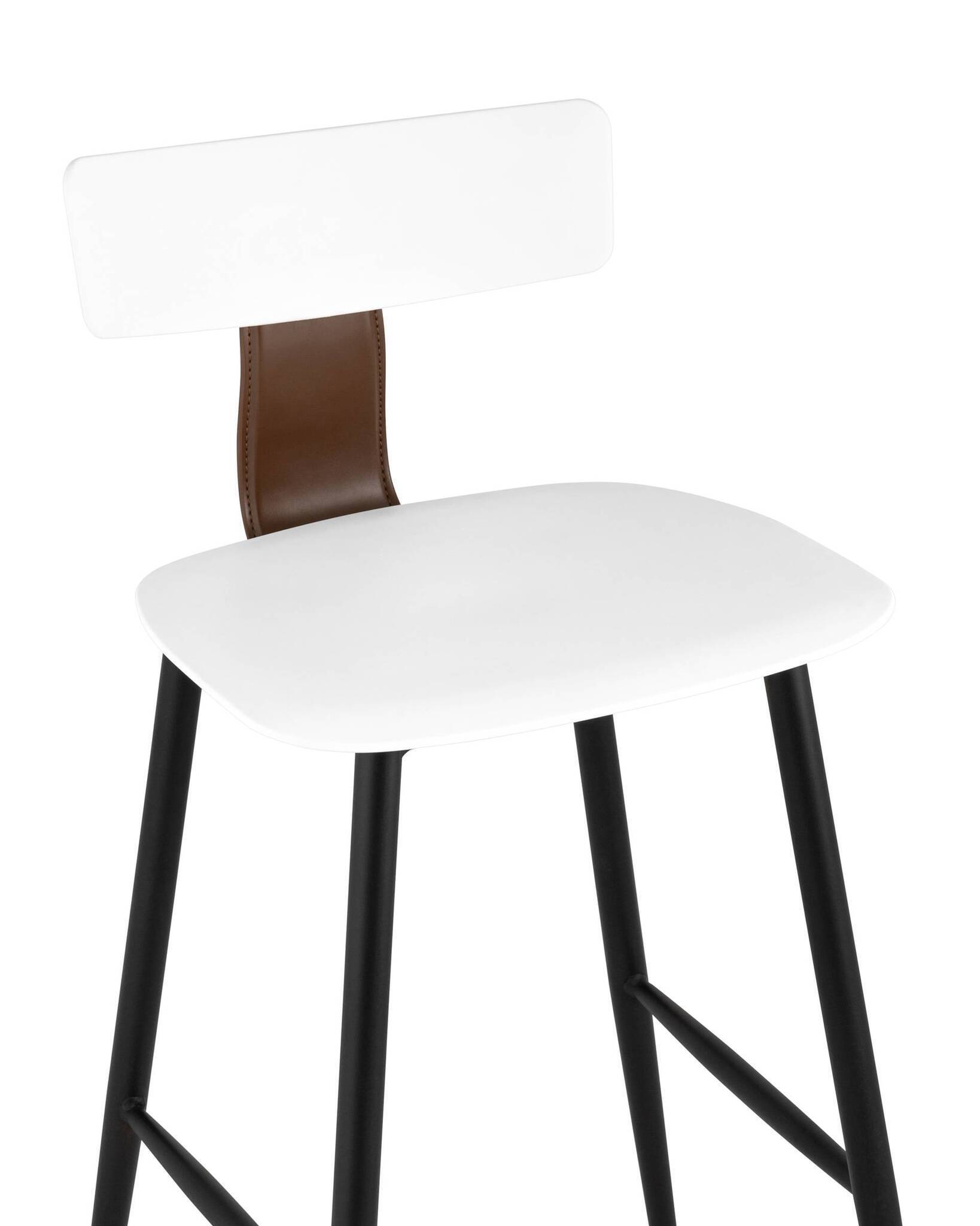 Стул полубарный ANT белый Stool Group
