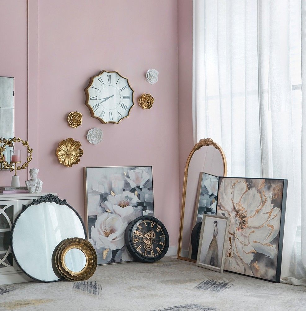 Декор настенный Цветы, набор Glasar 78738-GOLD-DS