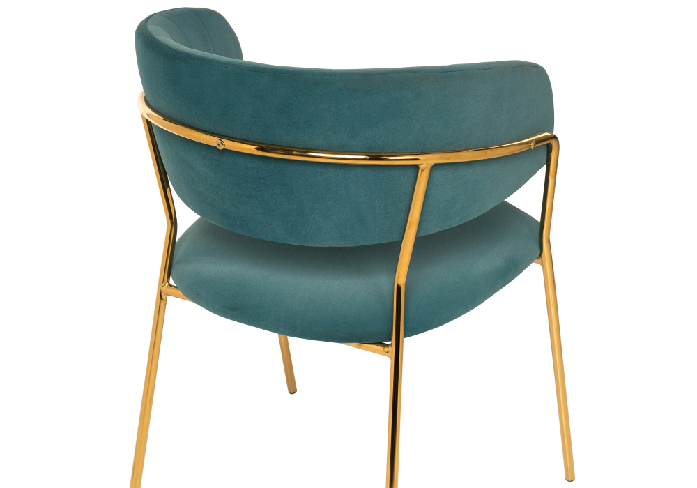 Стул Woodville Kamelia green / gold 11778