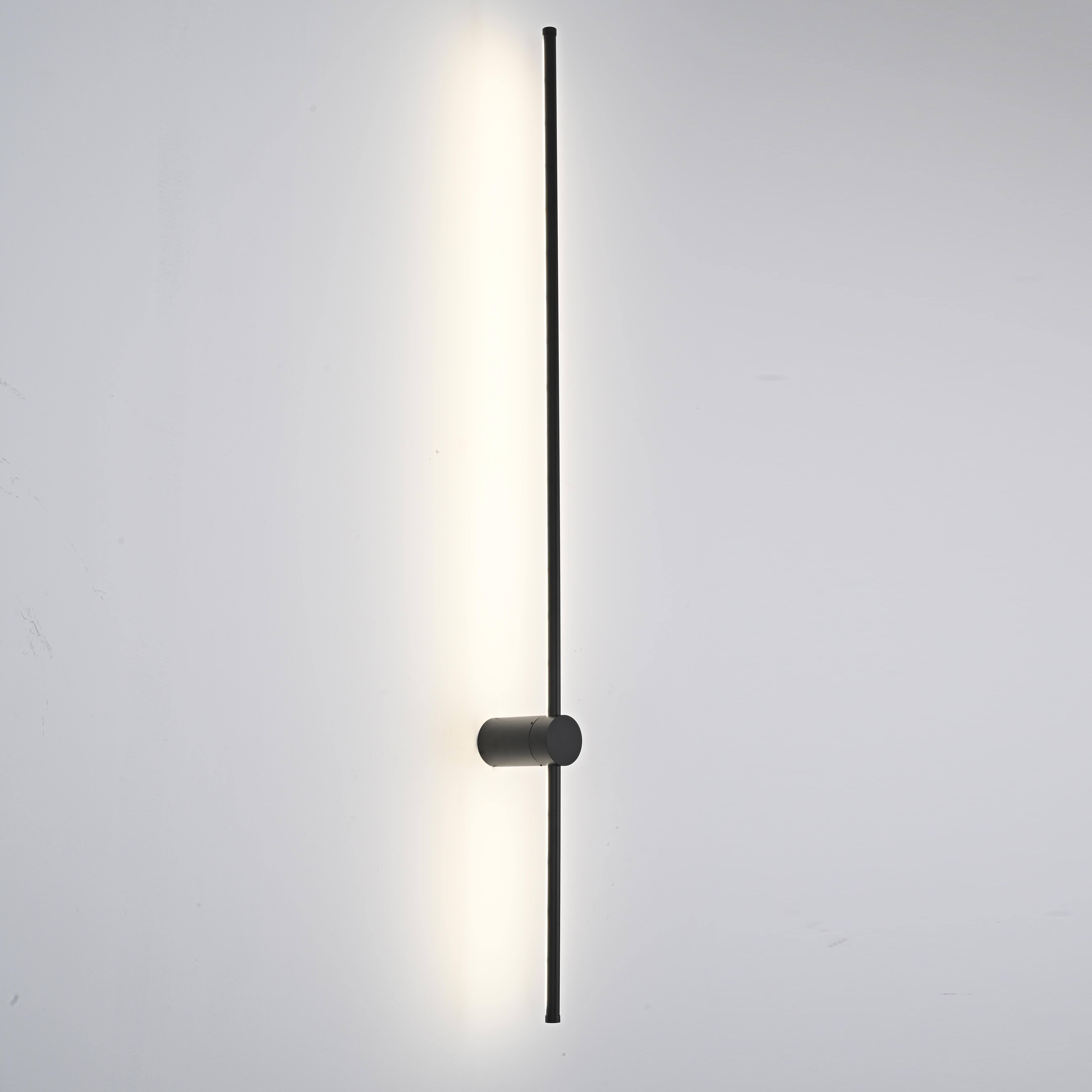 Настенный светильник Wall LINES L100 Black by ImperiumLoft