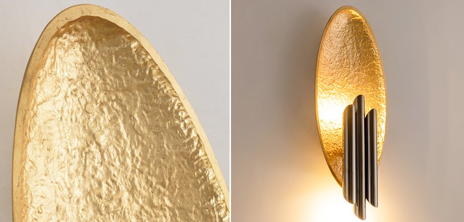 Бра Corrugation Gold by ImperiumLoft