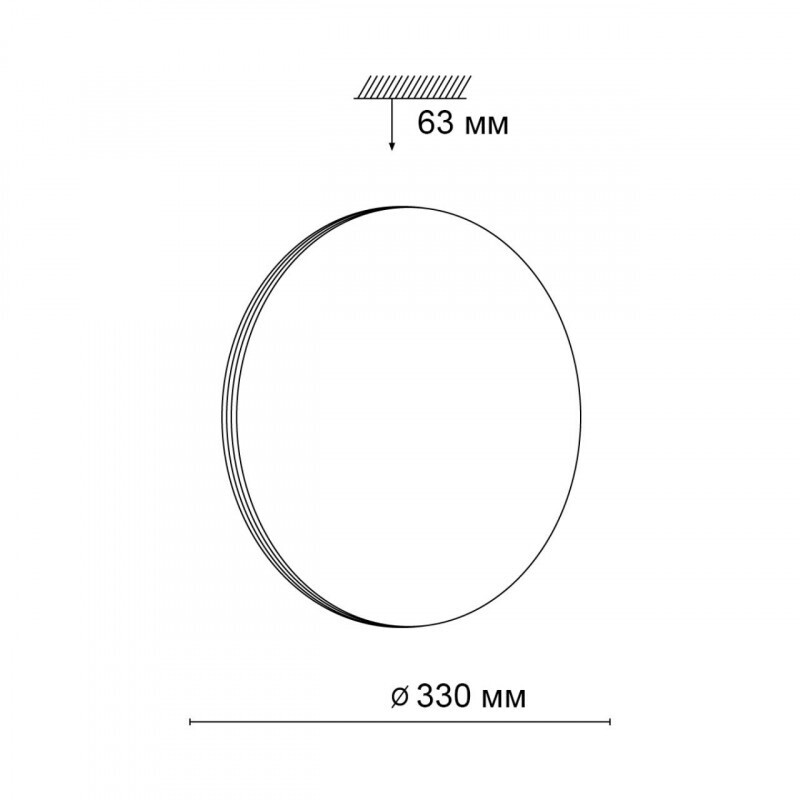 Накладной светильник Sonex 3048/CL