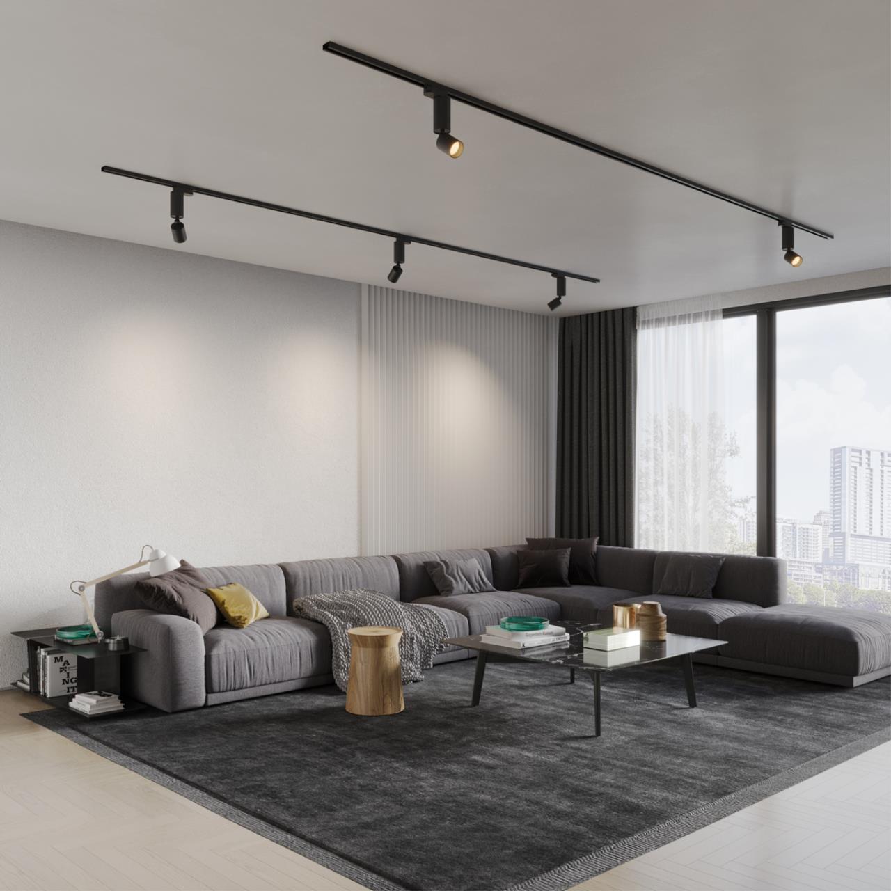 Светильник светодиодный однофазный трехжильный трековый Novotech 359321