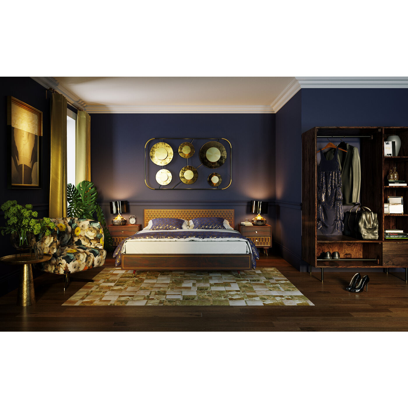 Тумба прикроватная KARE Muskat 84922