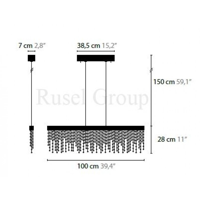 Подвесной светильник ILFARI FROZEN EYES H CXL