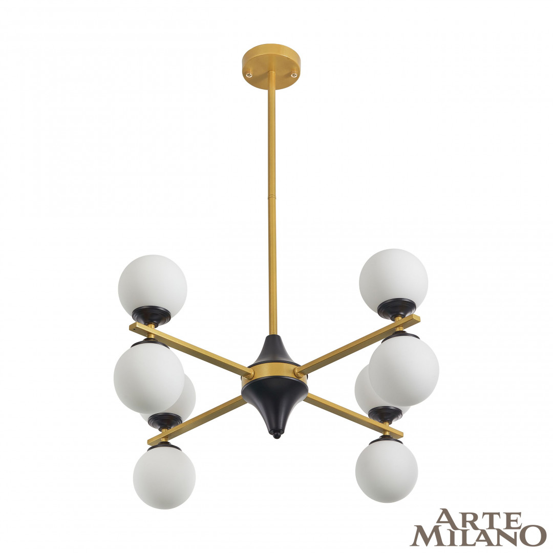 Люстра 271580/8 BK/GD Arte Milano