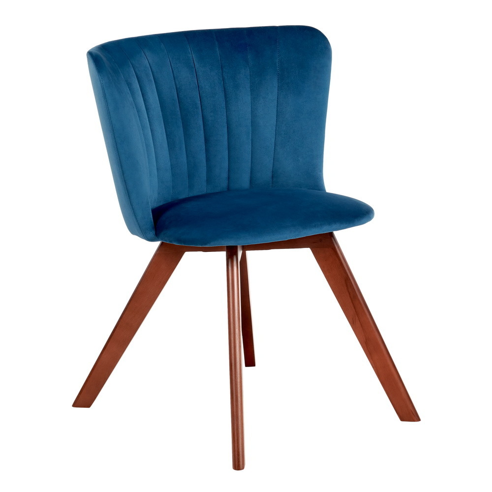 Стул Bella синий, темный орех Bradex Home RF 0072