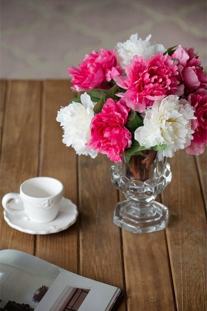 Искусственный цветок Пион Glasar F2653-FUSC