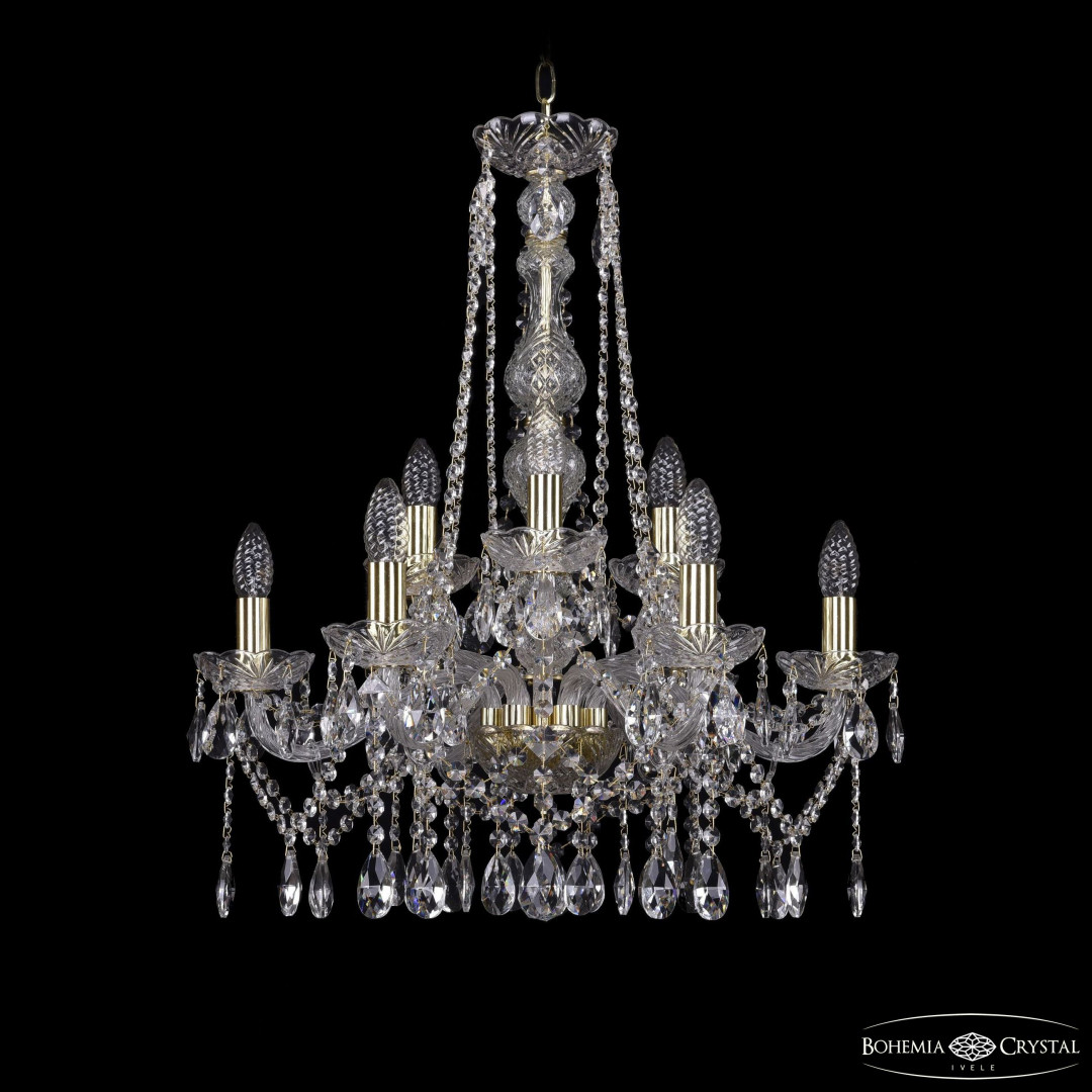 Люстра хрустальная 1413/6+3/200/h-66 G