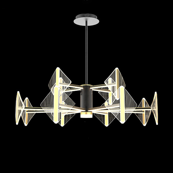 Потолочная люстра KEEN L12 Brass by ImperiumLoft