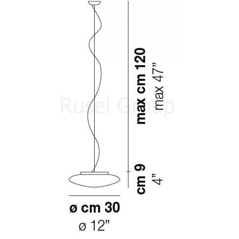 Подвесной светильник Vistosi NUVOLE SP 30