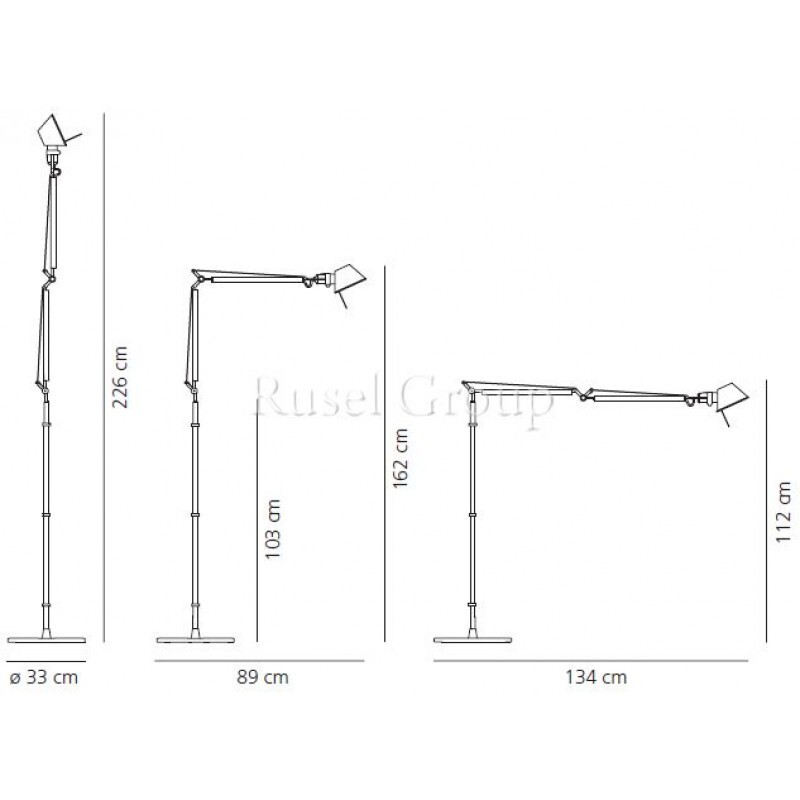 Напольный светильник Artemide TOLOMEO TERRA Напольный светильник Artemide TOLOMEO TERRA