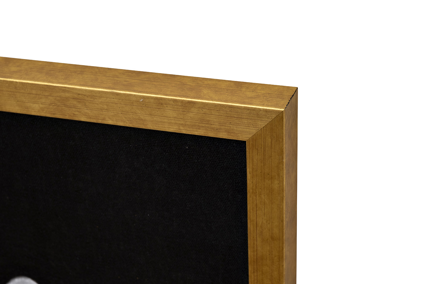 Холст Девушка с цветами-2 в золотом багете Garda Decor 89VOR-GIRL FLOWER-2