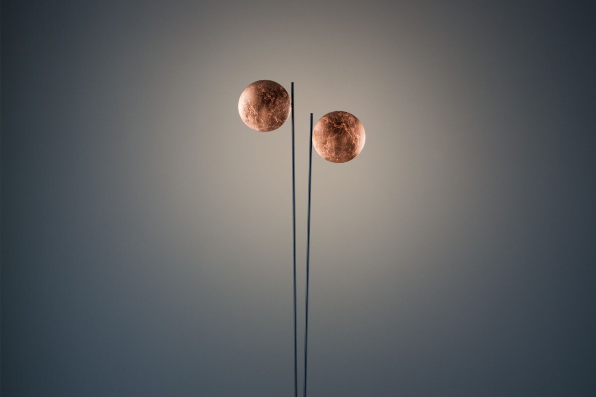 Торшер Catellani & Smith Lederam F2 white/gold