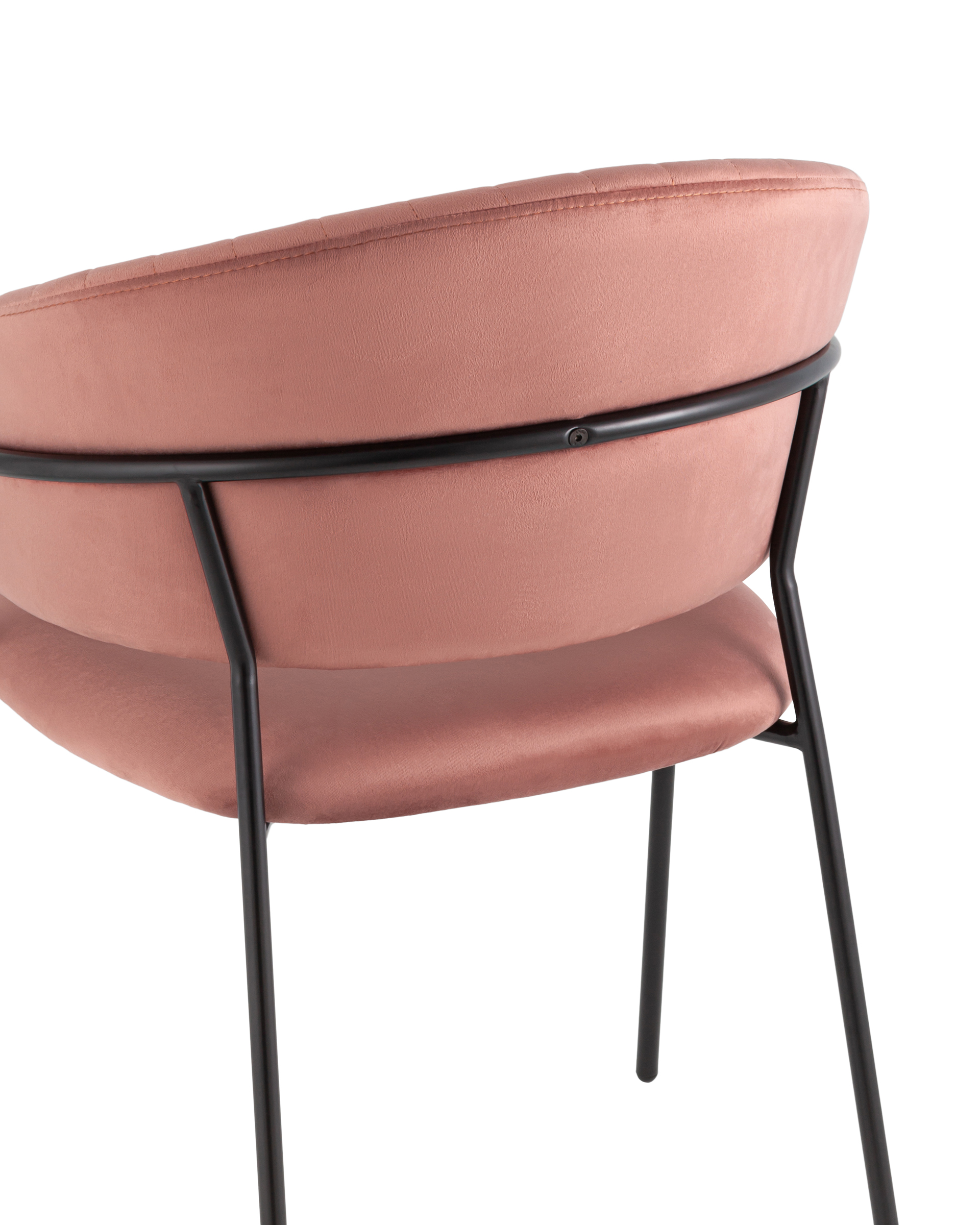 Стул Бруно велюр пыльно-розовый Stool Group
