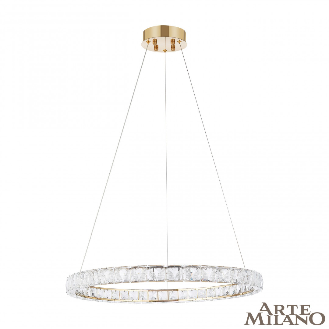 Люстра светодиодная с пультом 311311/D600 GD Arte Milano
