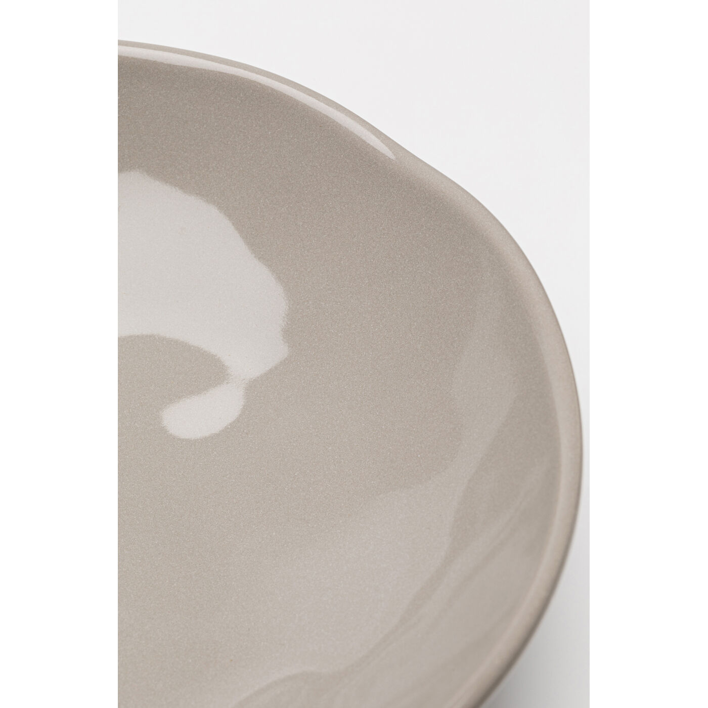 Тарелка Deep Organic Grey Ø22cm KARE 58174