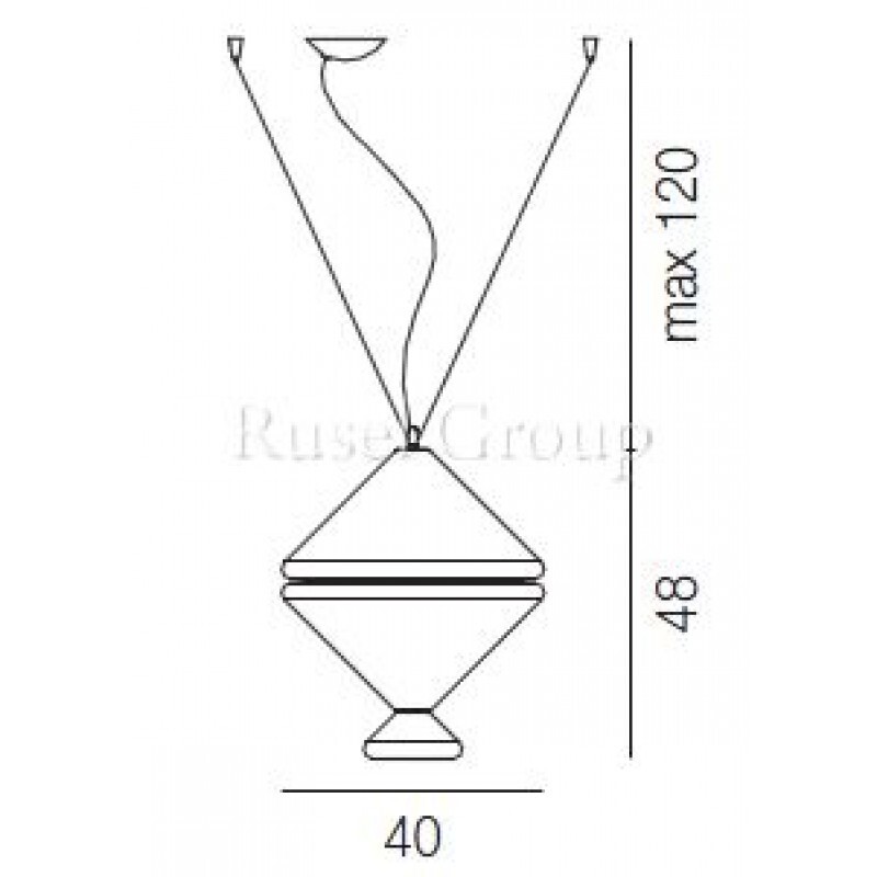 Подвесной светильник Vistosi CIONDO SP G