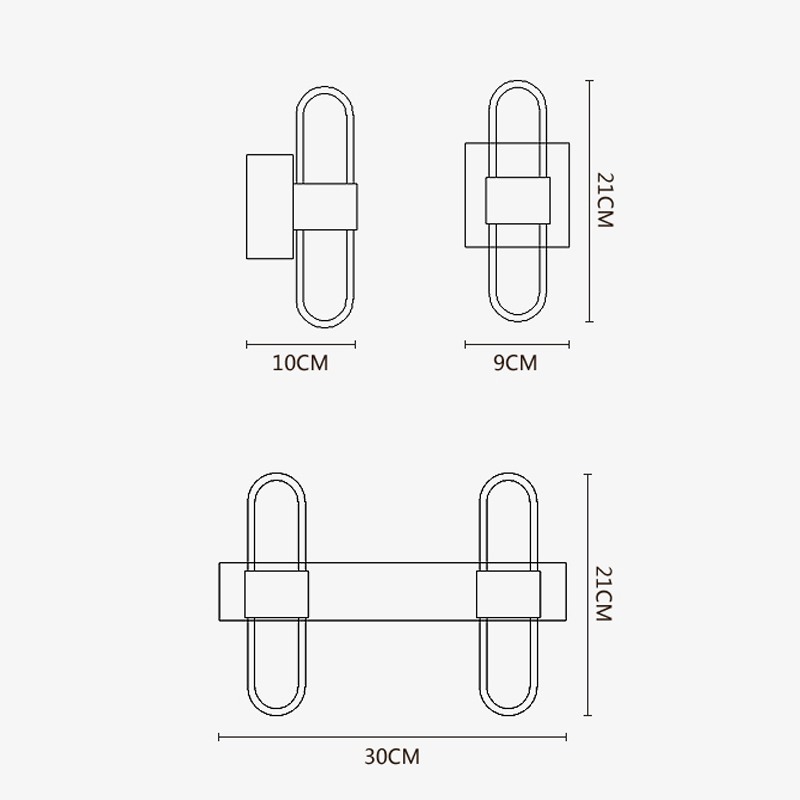 Настенное бра SENSE WALL by ImperiumLoft
